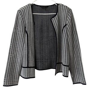 Ming Wang Women Size PL Petite Large Open Front Lightweight Acrylic Professional